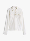 TOMMY HILFIGER SLIM GOLD BTN POLO L