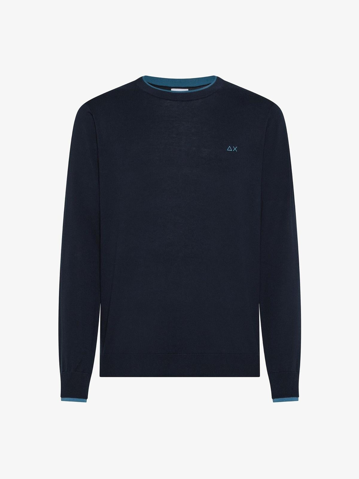 SWEATER NECK DOUBLE RIB L/S 