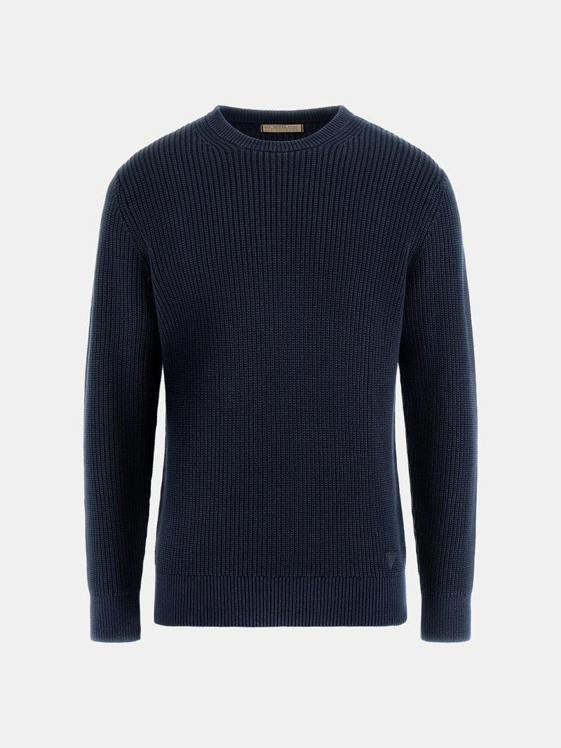 DELMAR CN LS WASHED RIBBED SWT 