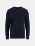 GUESS DELMAR CN LS WASHED RIBBED SWT
