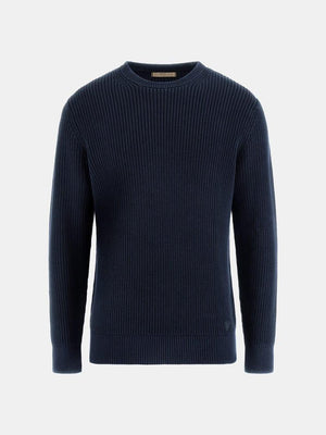 GUESS DELMAR CN LS WASHED RIBBED SWT
