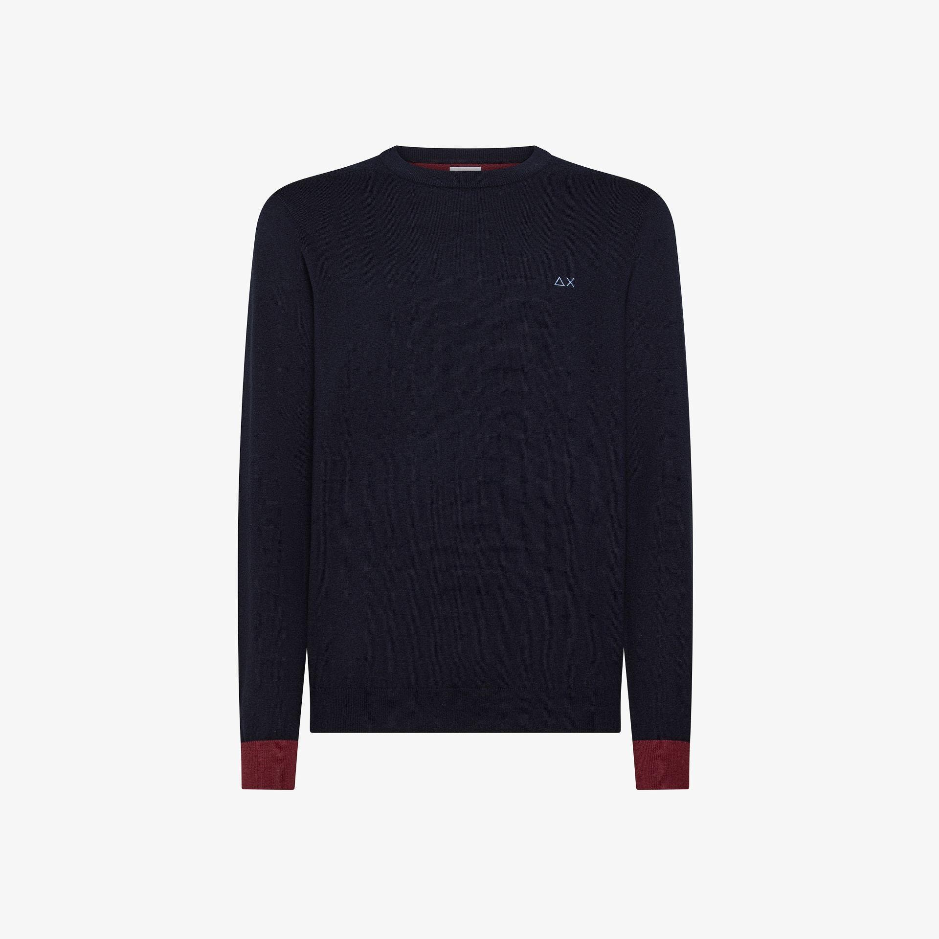SWEATER ELBOW CONTRAST L/S 