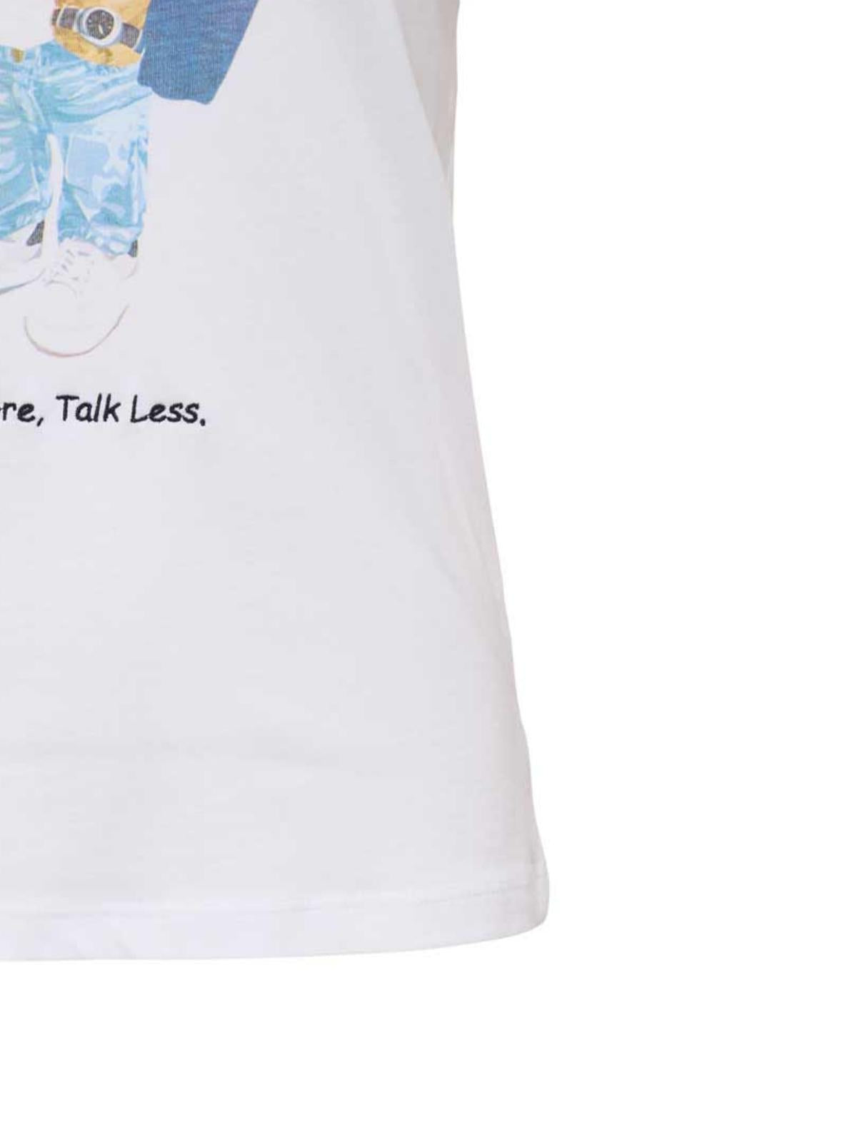 15369992/Bright White Teddy talk less ONLY