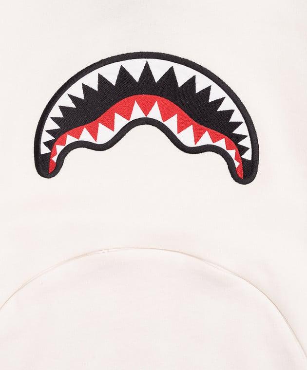 BEAR IN THE POCKET IVORY OVER CREWNECK 