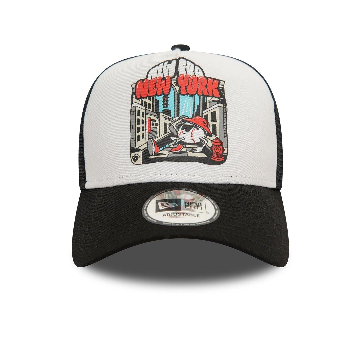 GRAPHIC PRINT TRUCKER NEWERA  BLK 60565536/BLK NEW ERA