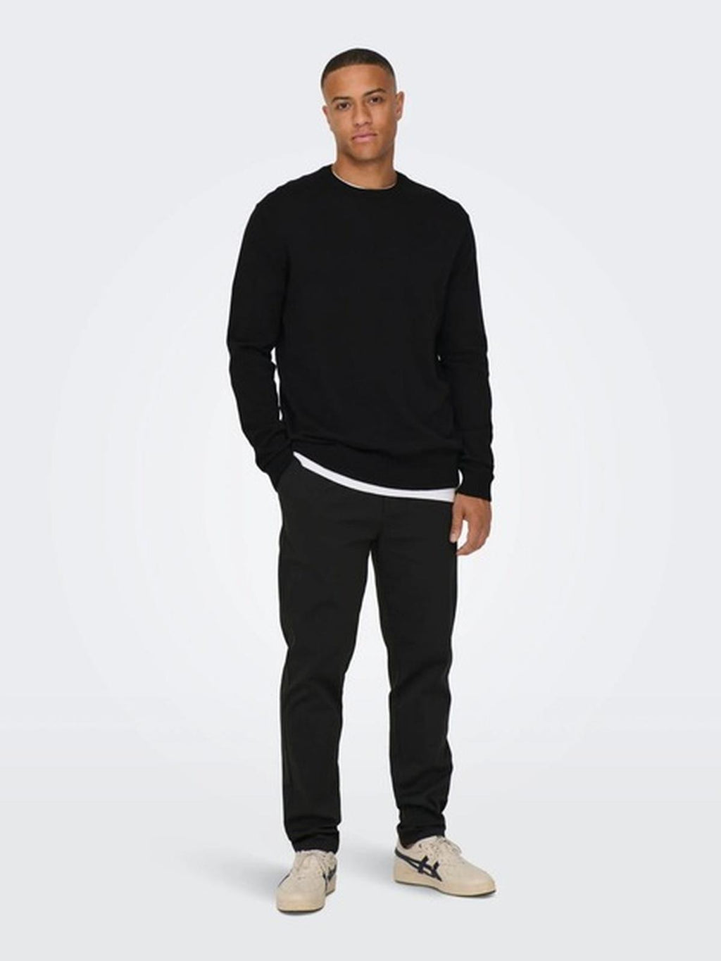 ONSALEX REG 12 CREW KNIT 