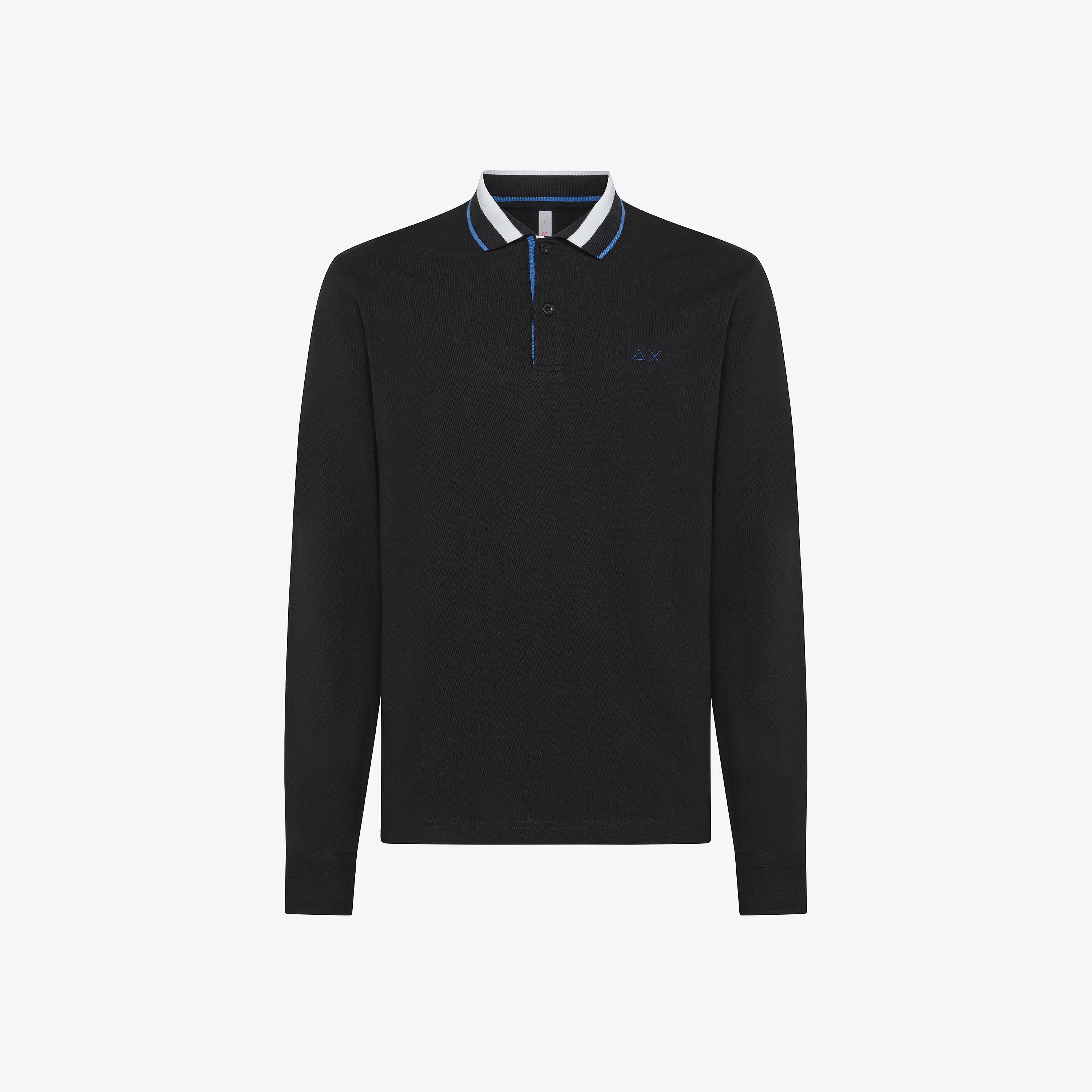 POLO 3 COLORS STRIPE ON COLLAR EL. L/S 