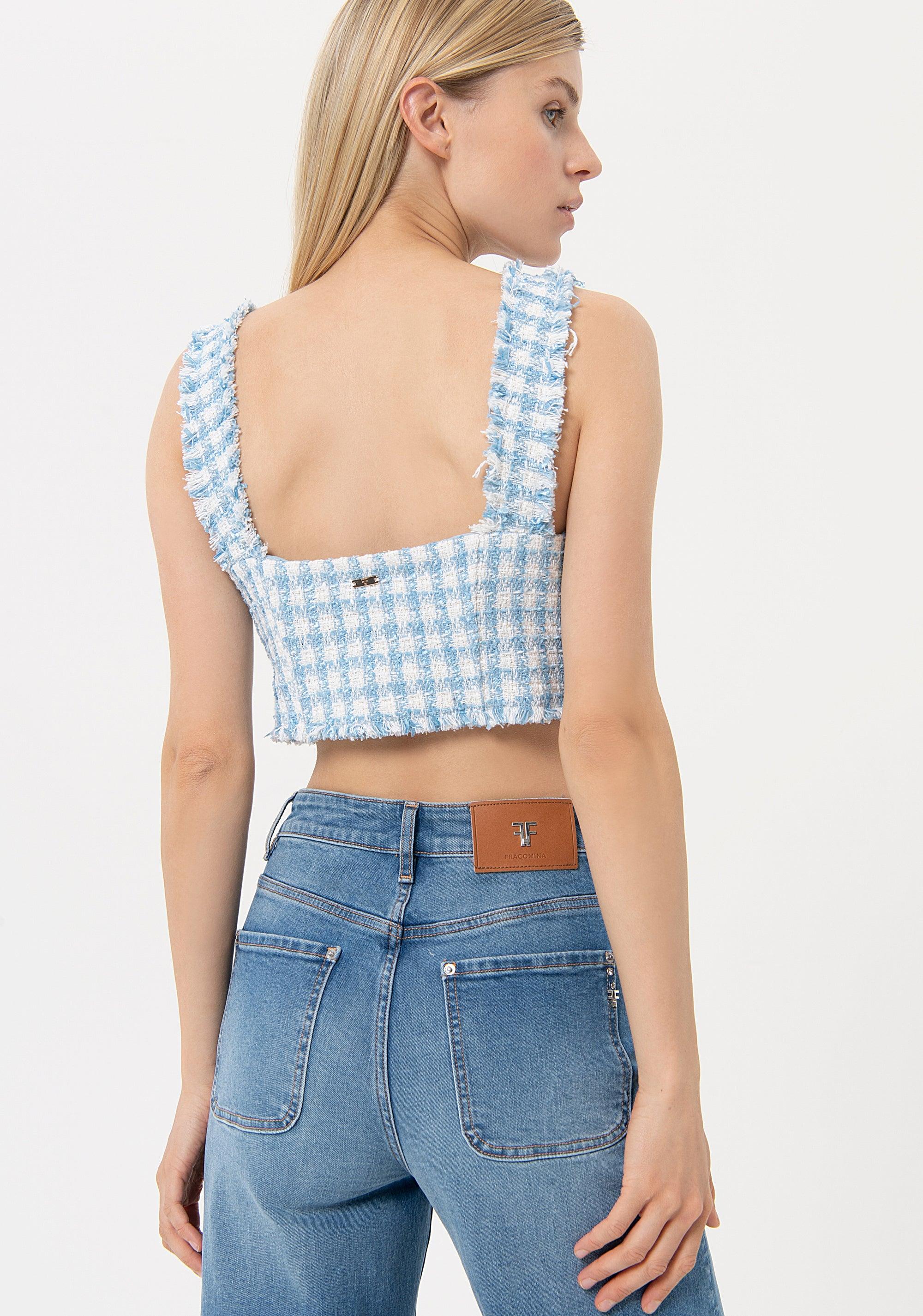 BUSTIER SKYWHITE FR24ST2001W63301/M02 FRACOMINA