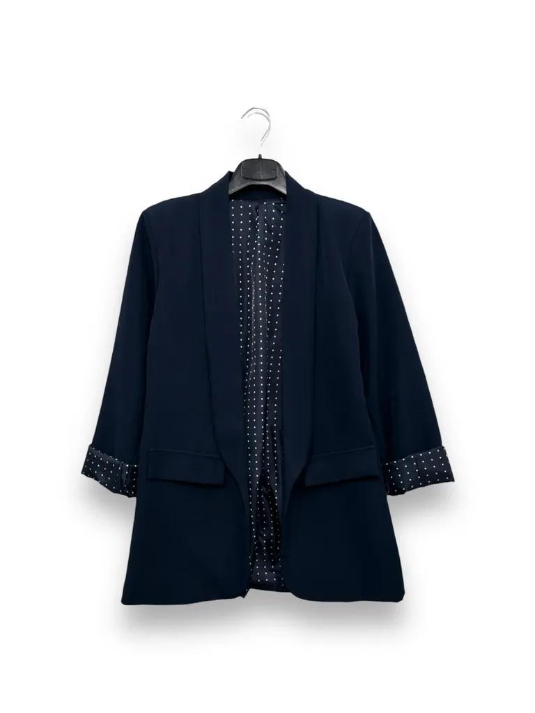 Blazer con fodera a pois 