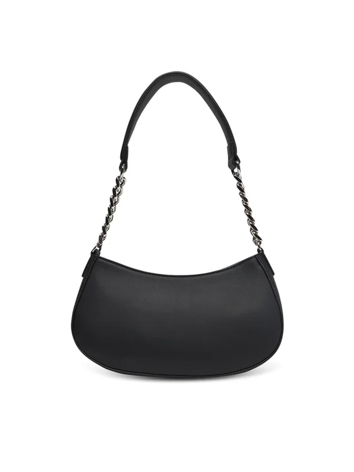 BORSA PU GRS NERO+GALV.NIKEL 