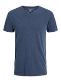 JACK AND JONES JJESPLIT NECK TEE SS NOOS