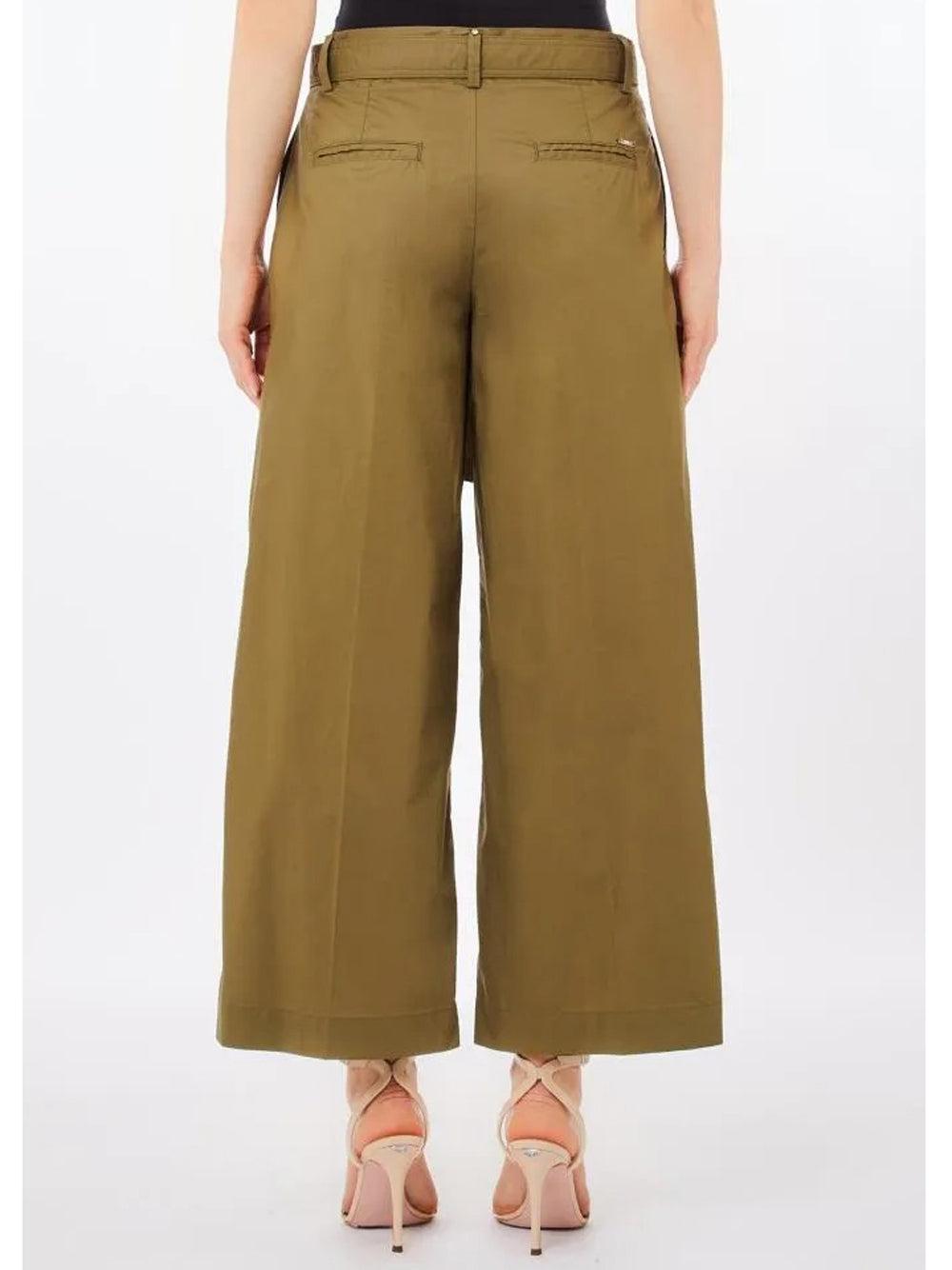 PANT.CROPPED BELT REG.W. 