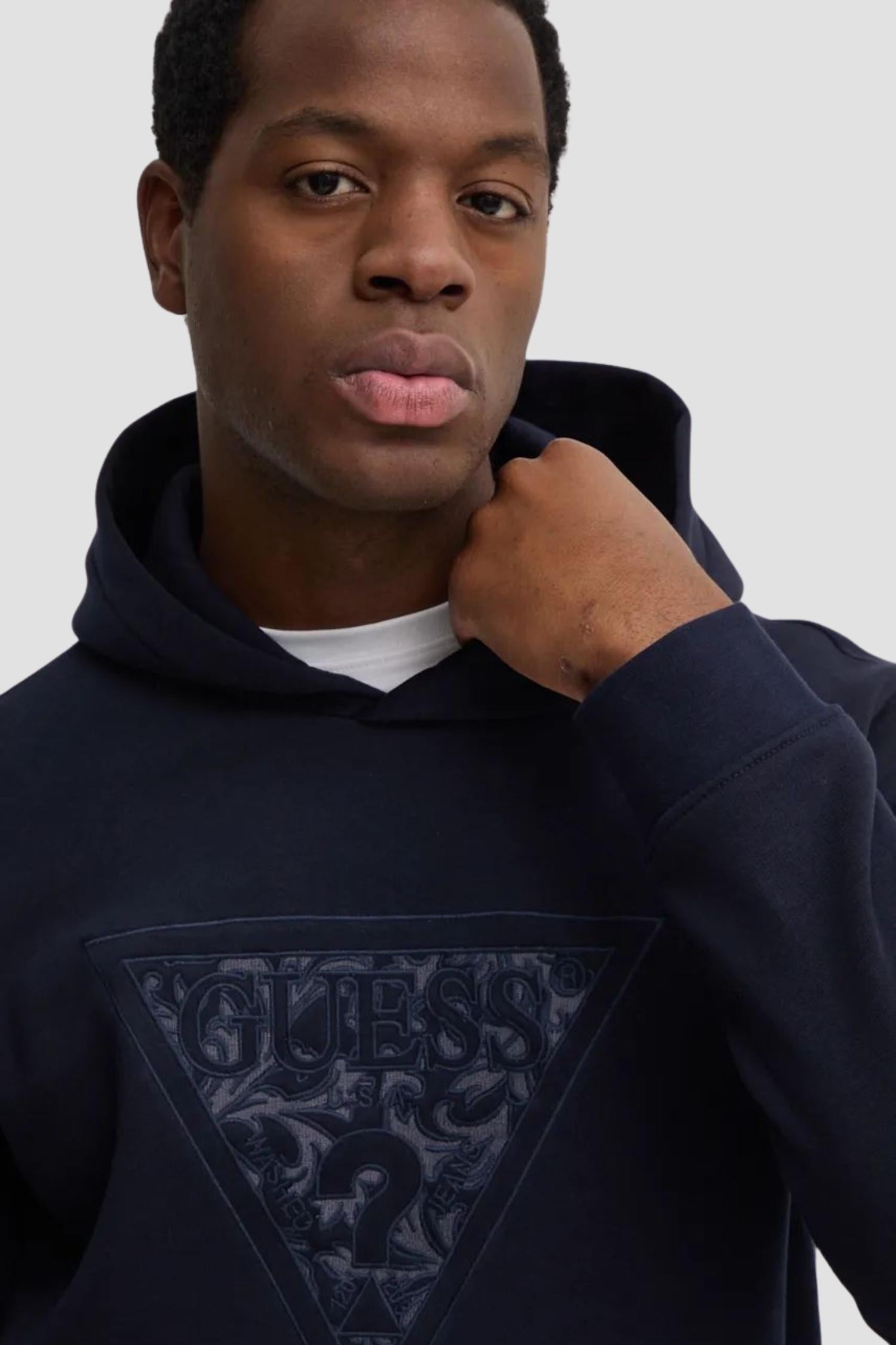 EMBROIDERED TRIANGLE HOODIE SW M4BQ25K9Z21/G7V2 GUESS