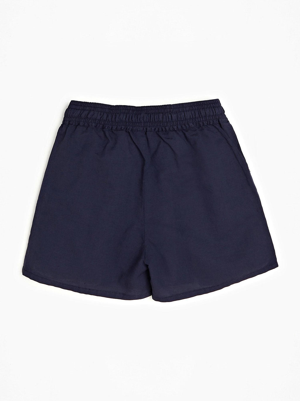 LINEN BLEND SHORTS 