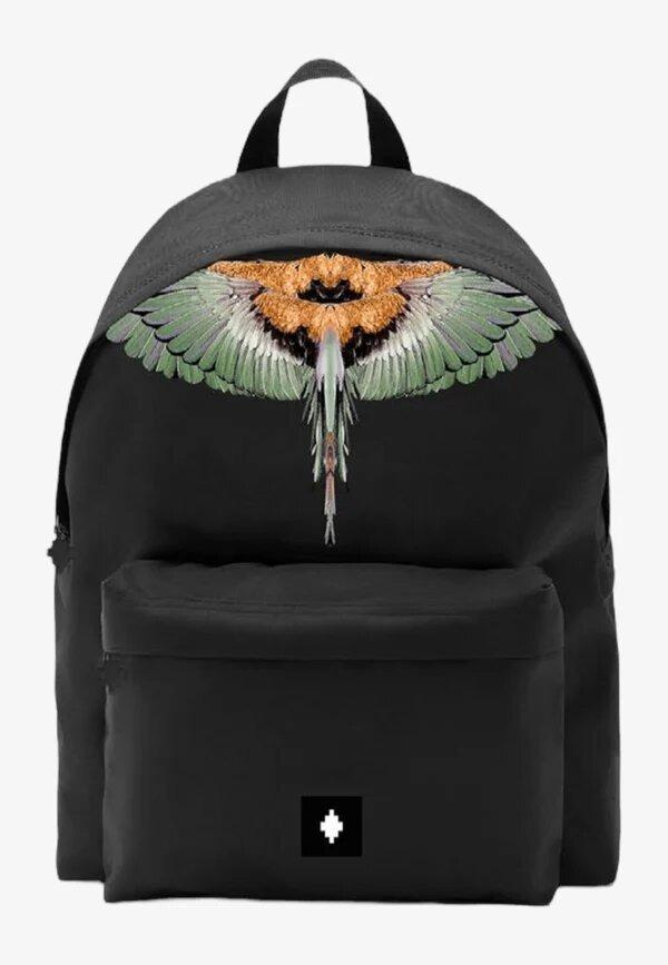 ZAINO NYLON COMAF250110/NERO GREEN MARCELO BURLON COUNTY OF MILAN