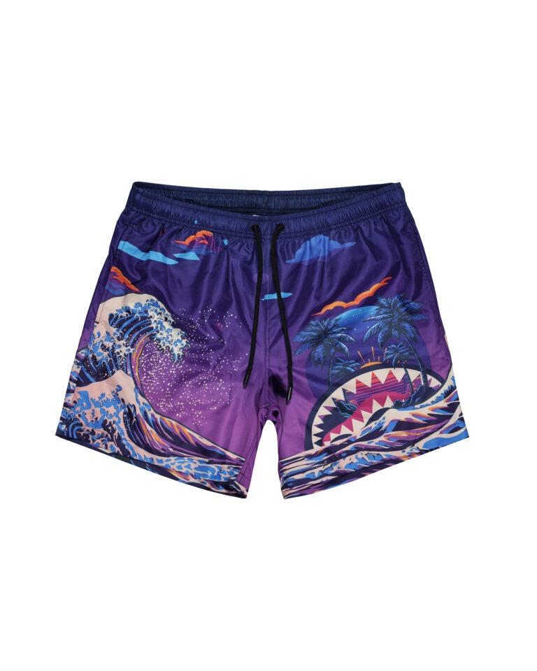 CAMO KAWA VICE SWIM TRUNKSPURPLE SP755PRPL/PURPLE SPRAYGROUND