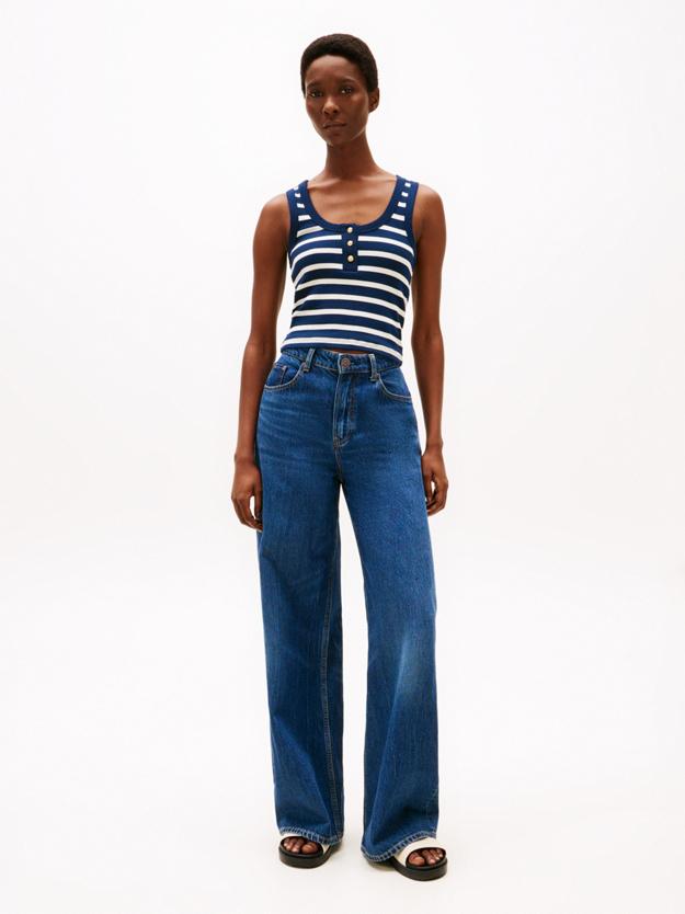 SLIM HENLEY GB SCOOP WW0WW43920/0A4 TOMMY HILFIGER