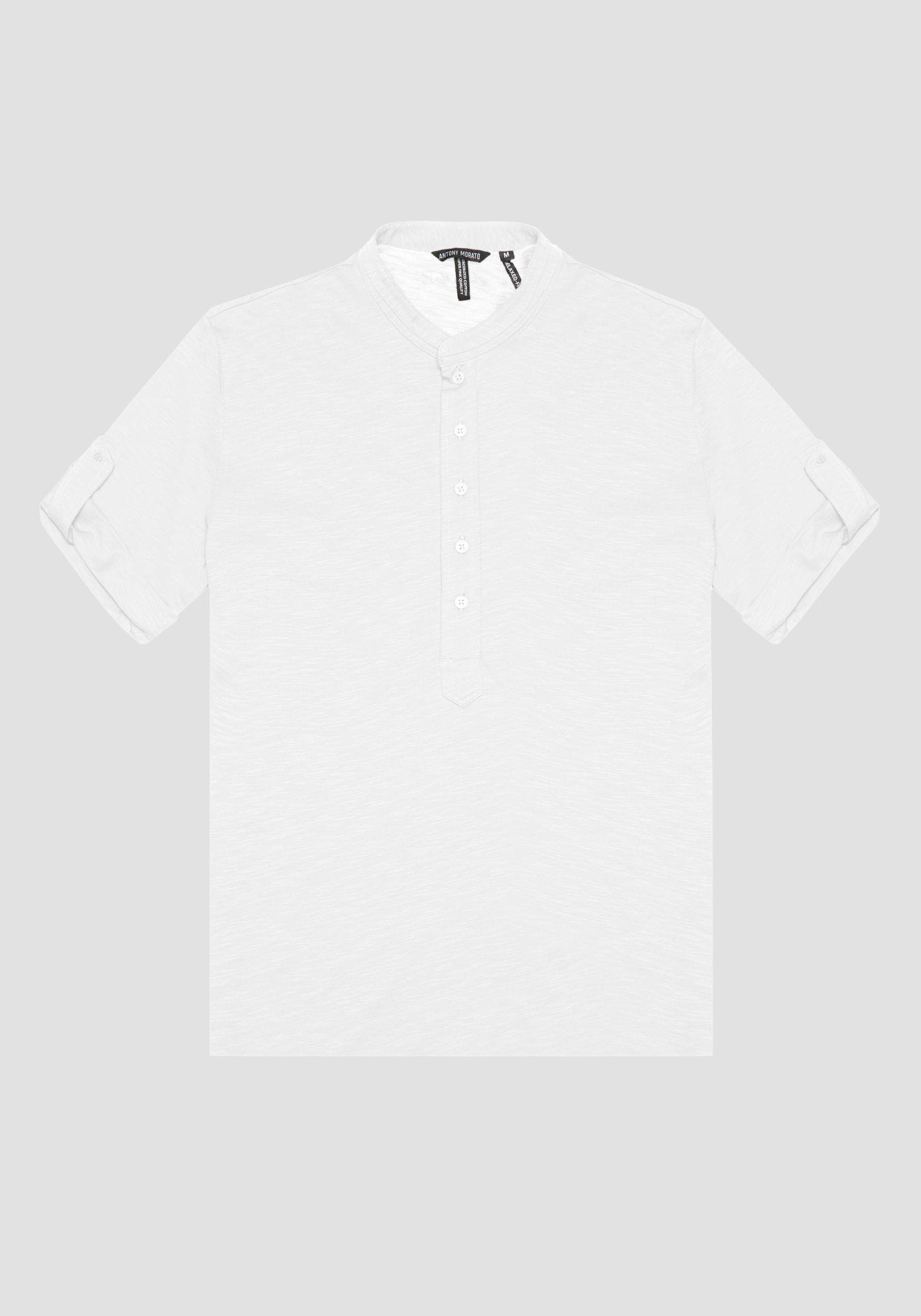 T-SHIRT REGULAR FIT IN COTONE 