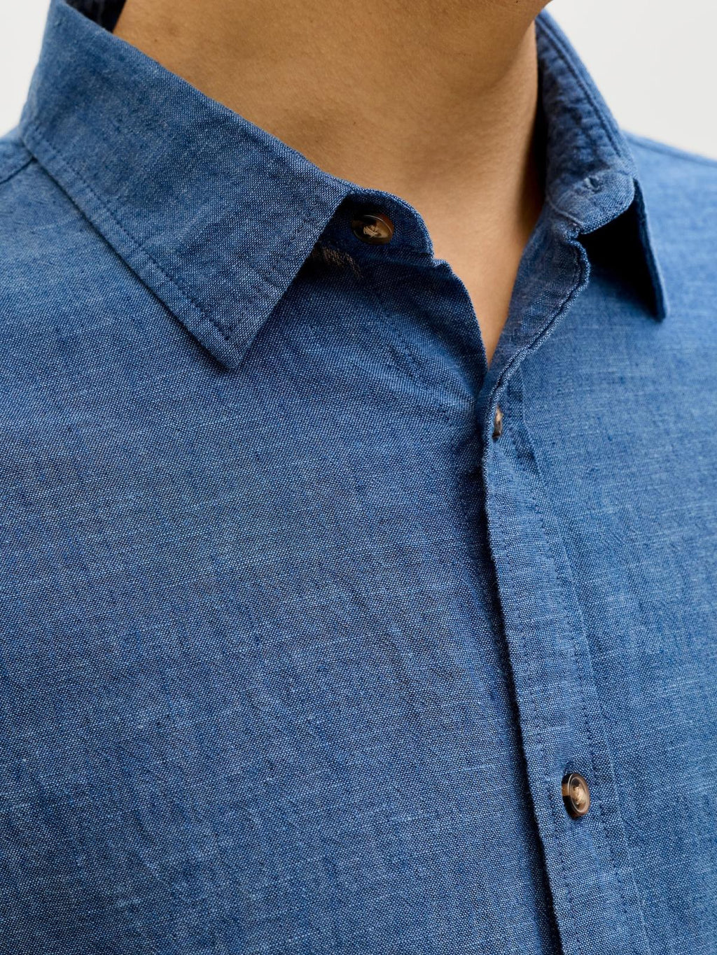 JJESUMMER LINEN BLEND SHIRT L/S SN 