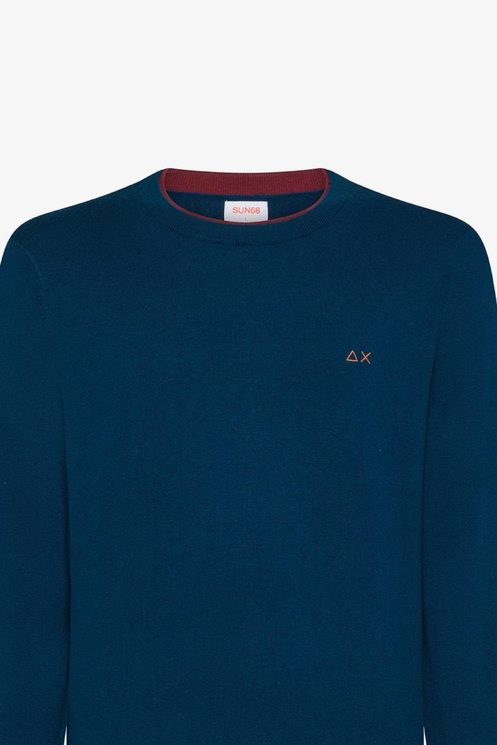 ROUND SWEATER DOUBLE RIB L/S K45141/78 SUN68