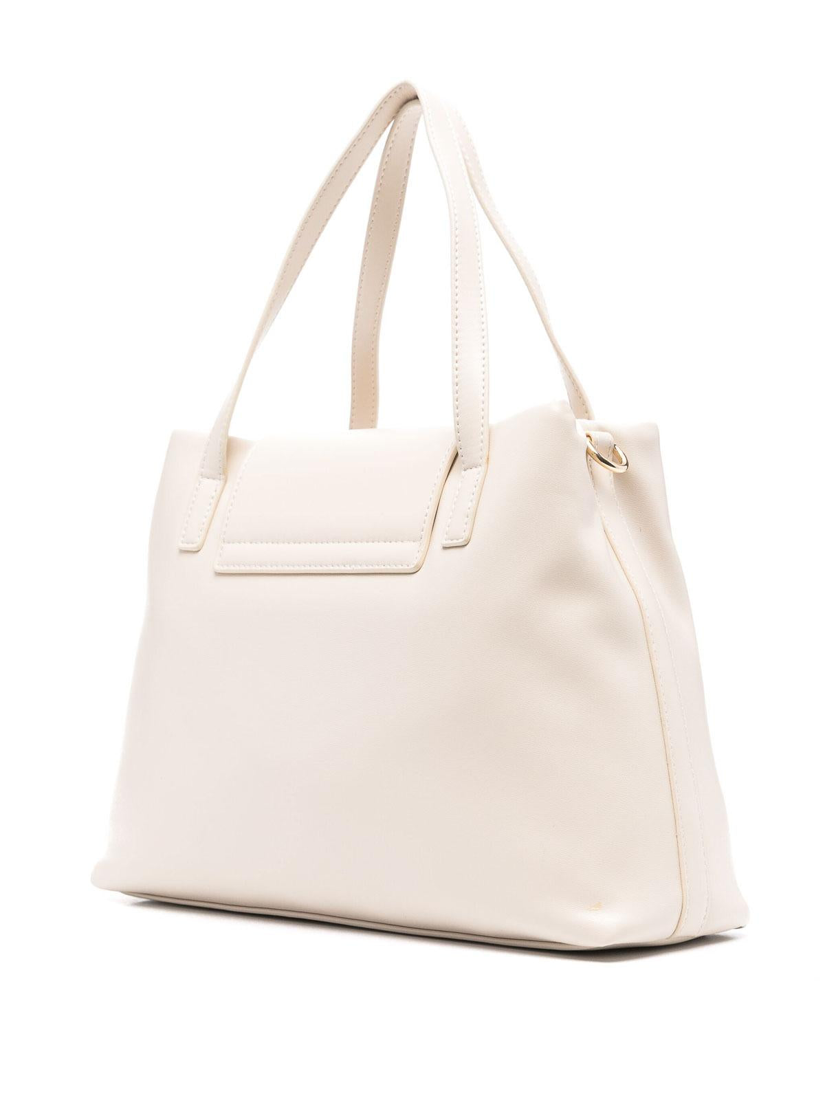 BORSA PU AVORIO 