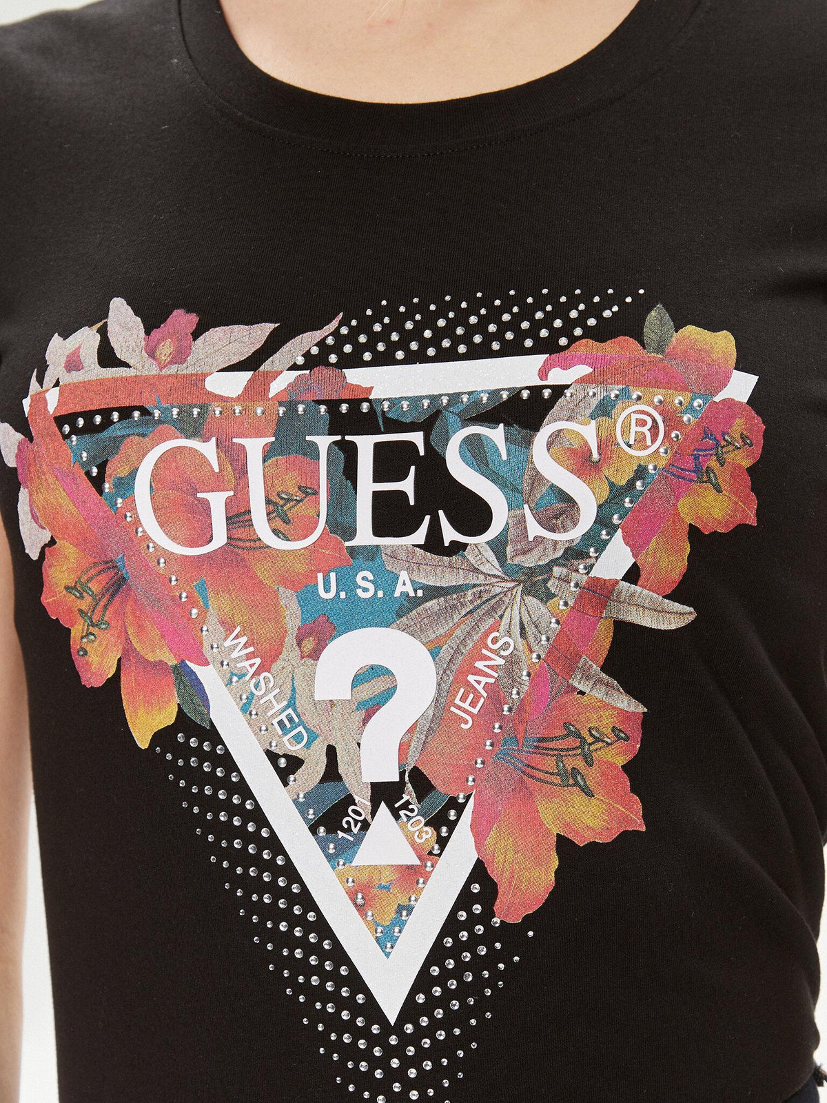 SS CN TROPICAL TRIANGLE TEE 