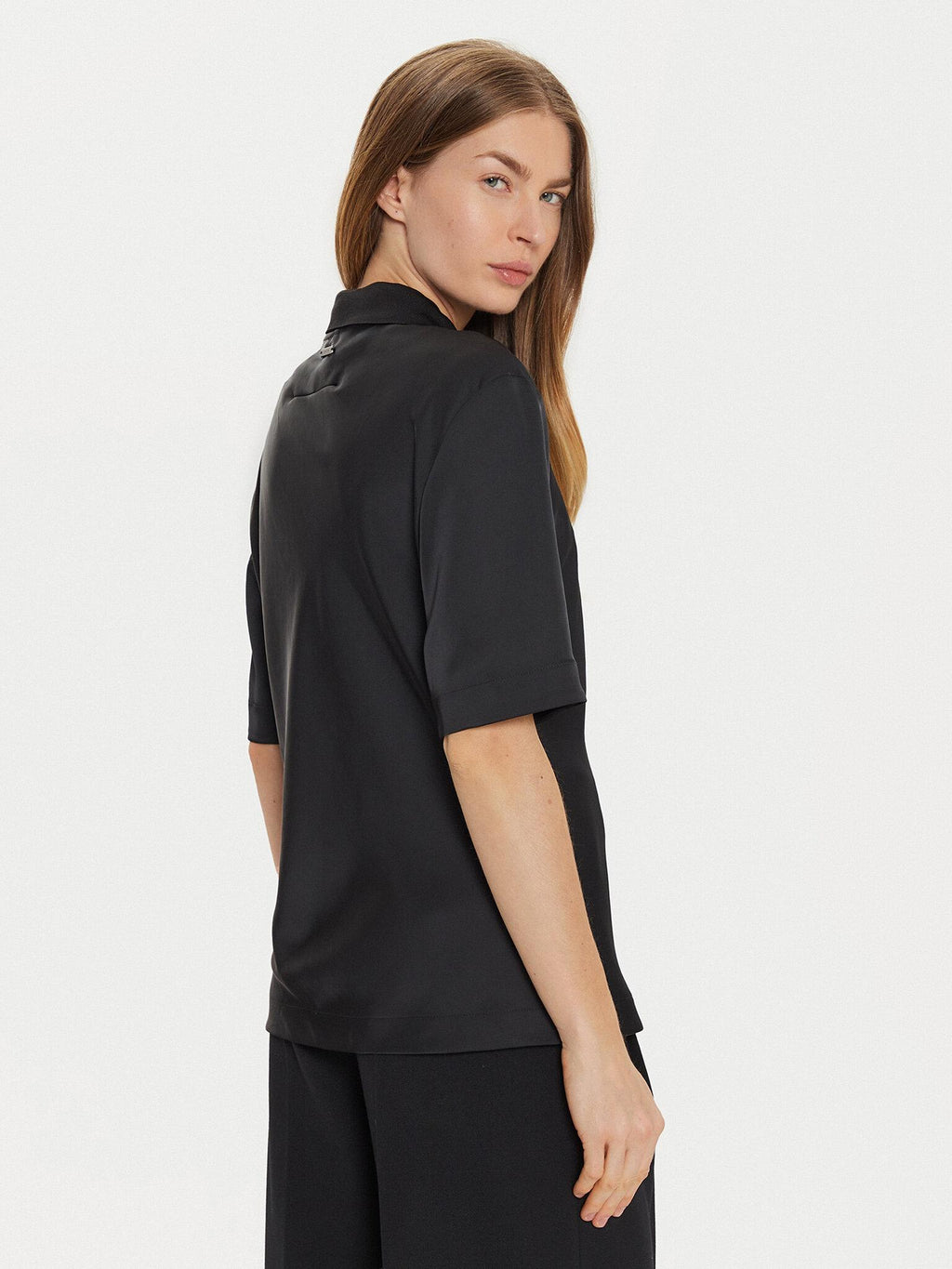 TECH SATIN HS POLO S K20K207977/BEH CALVIN KLEIN