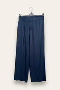 LOVEme Pantalone in viscosa goffrata con coulisse