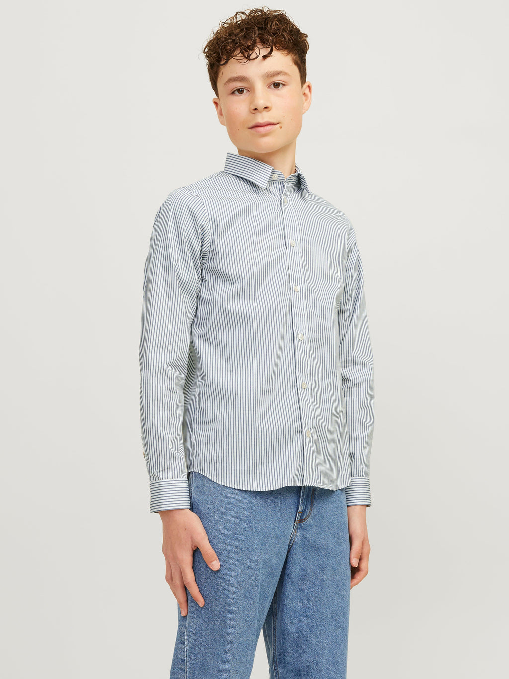 JJJOE PRINT SHIRT LS AW 24 JR 
