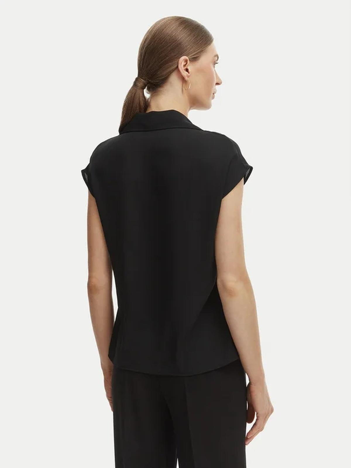 CFC 20253 B-BLUSA MANICA ALETTA TRIPLA GEORGETTE 