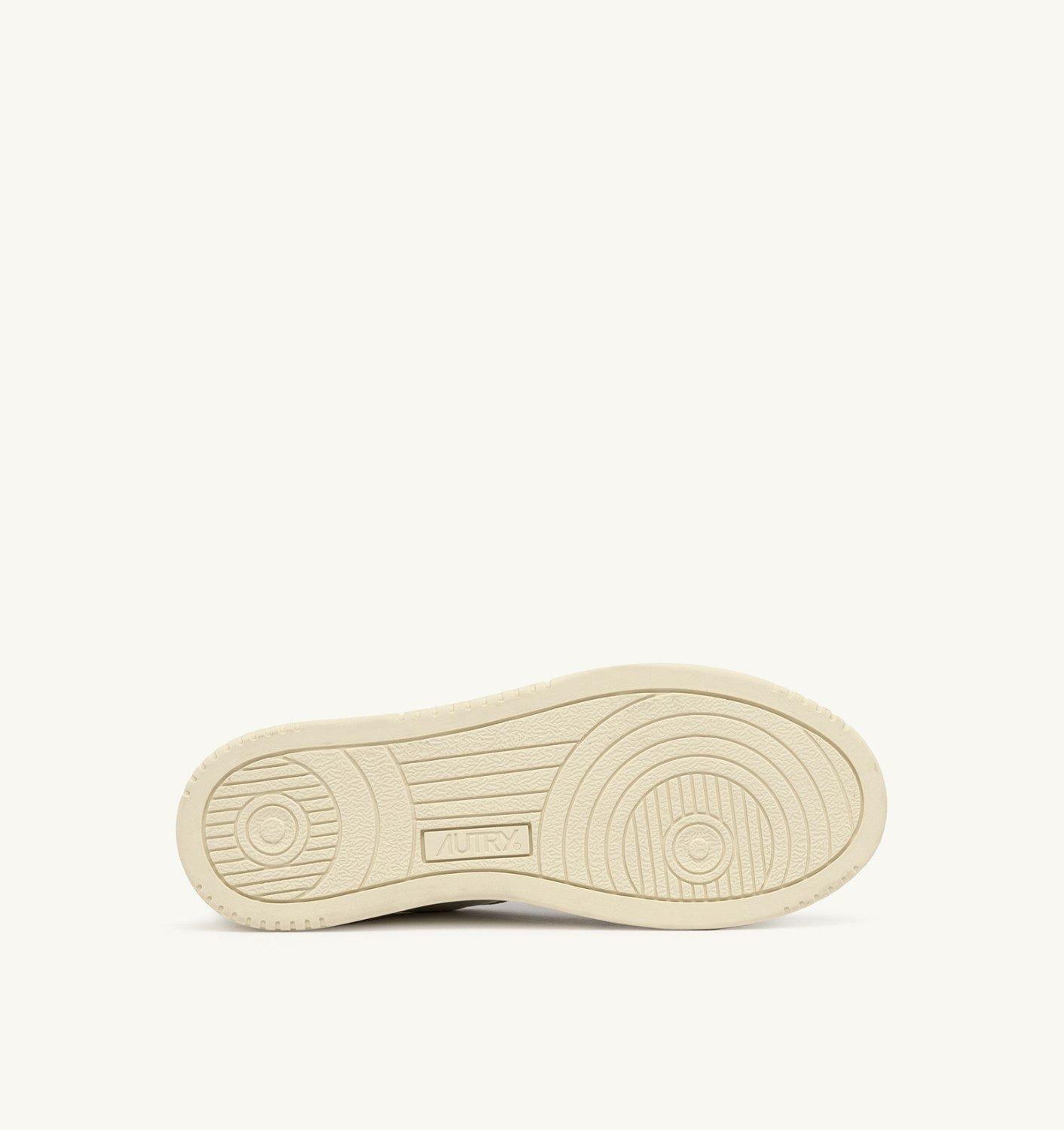 Autry Women's Medalist Low Leather AULW-LL78/WHITE-TEAROSE AUTRY