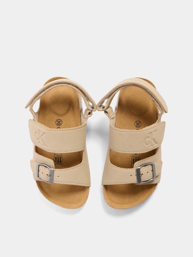 SANDALO VELCRO NERO 