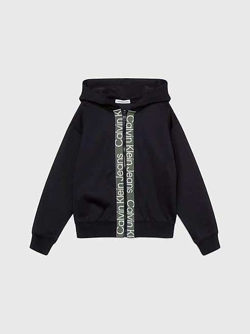 CKJ TAPE ZIP-THROUGH IB0IB01861/BEH CALVIN KLEIN JEANS