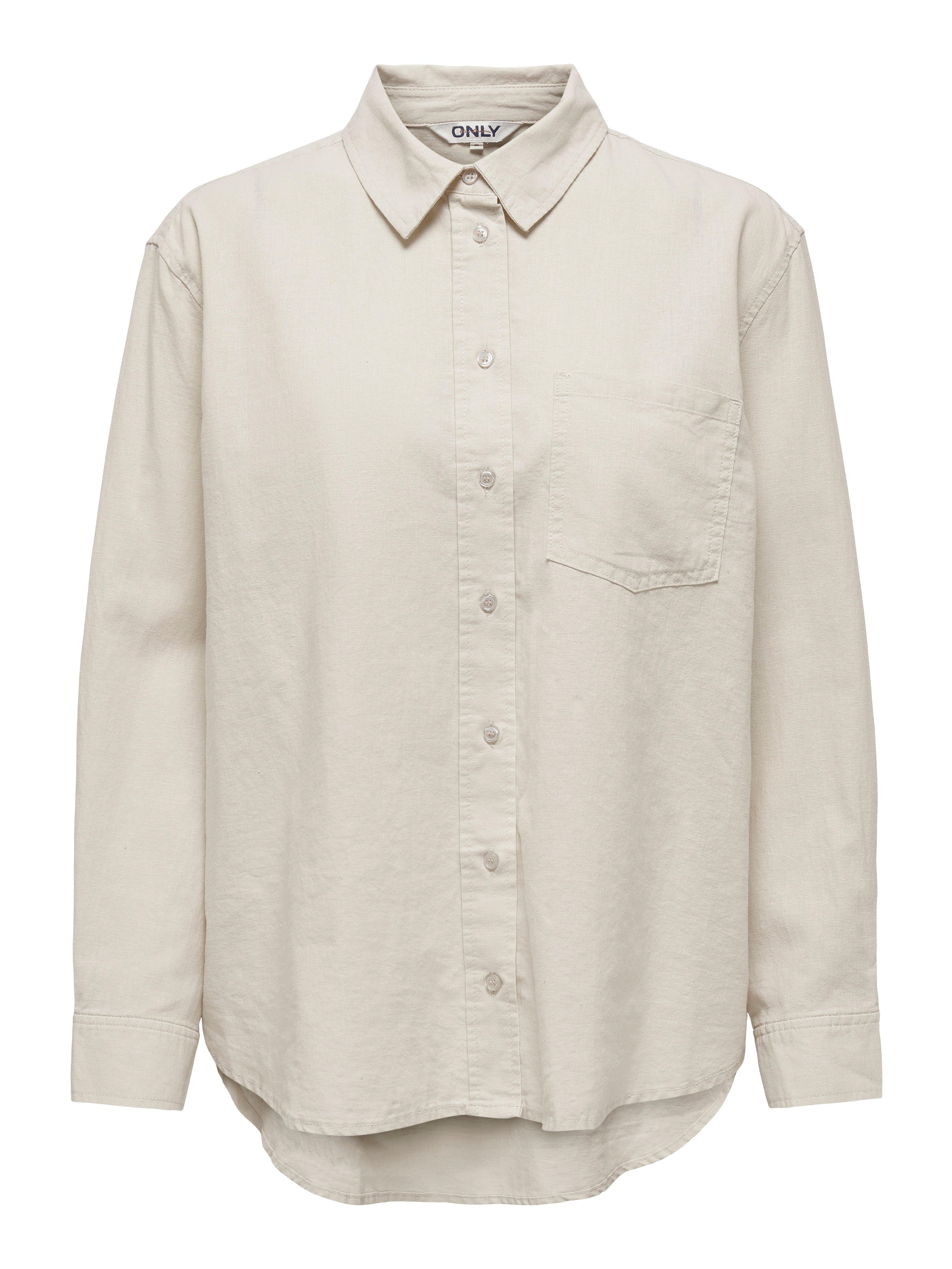 ONLTOKYO L/S LINEN BLEND SHIRT PNT NOOS 