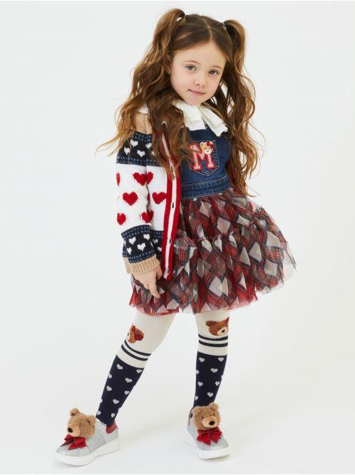 CARDIGAN JACQUARD COLLEGE 190804 0063/256 MONNALISA