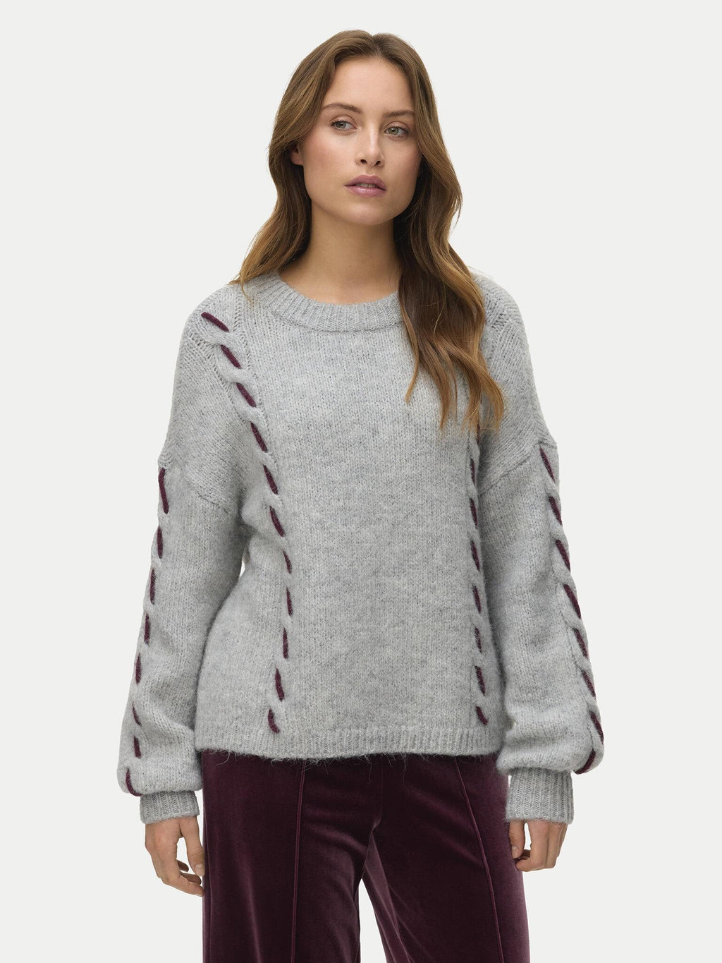 10334866/Light Grey Melange VERO MODA