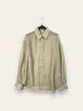 LOVEme Camicia con rouge in tulle e manica ricamata