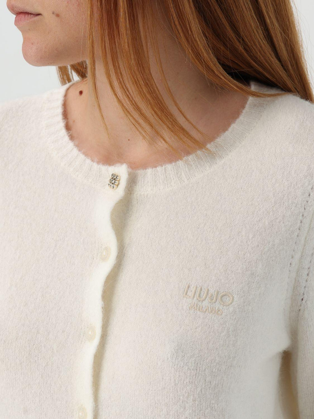 3.0 MAGLIA APERTA M/L WF4364MA49P/10701 LIU JO