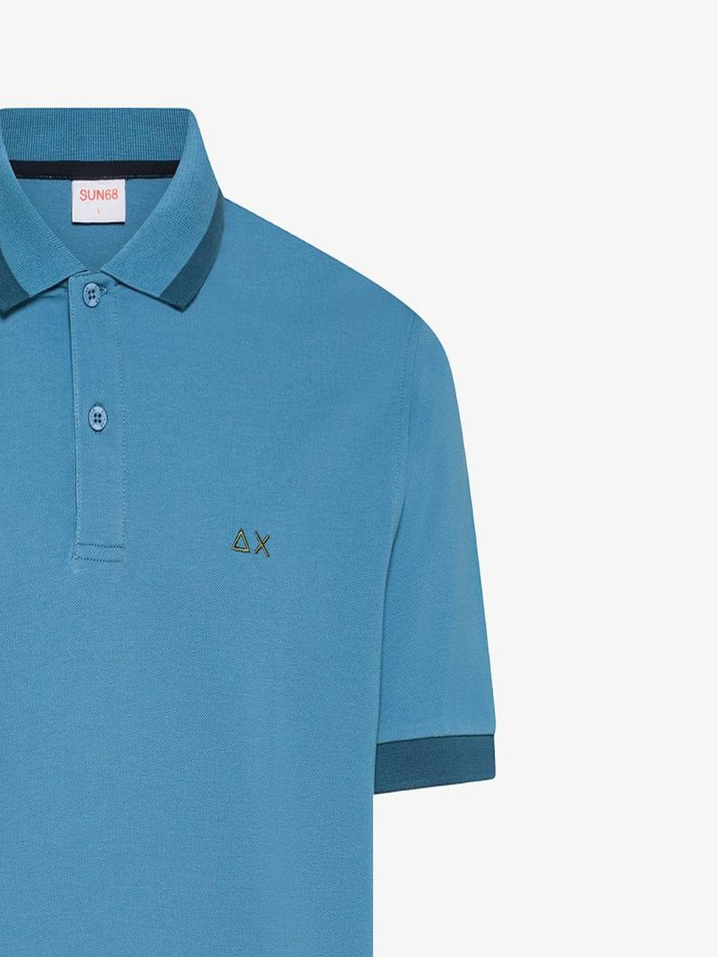 POLO BIG STRIPE ON COLLAR S/S 