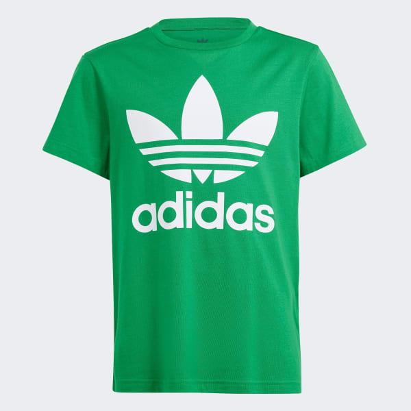 TREFOIL TEE         GREEN IN8450/ND ADIDAS ORIGINALS