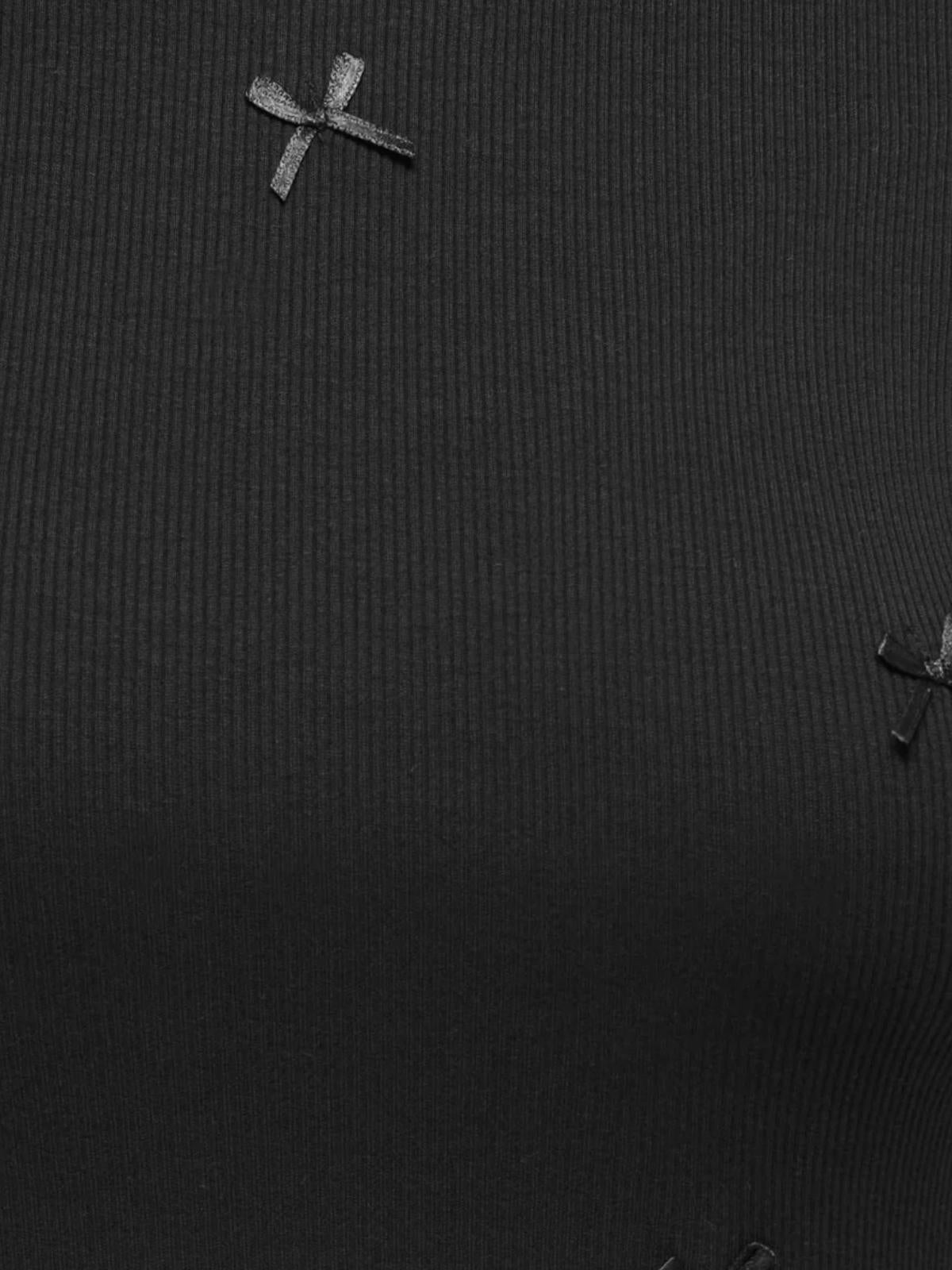 15369336/Black Black bows ONLY