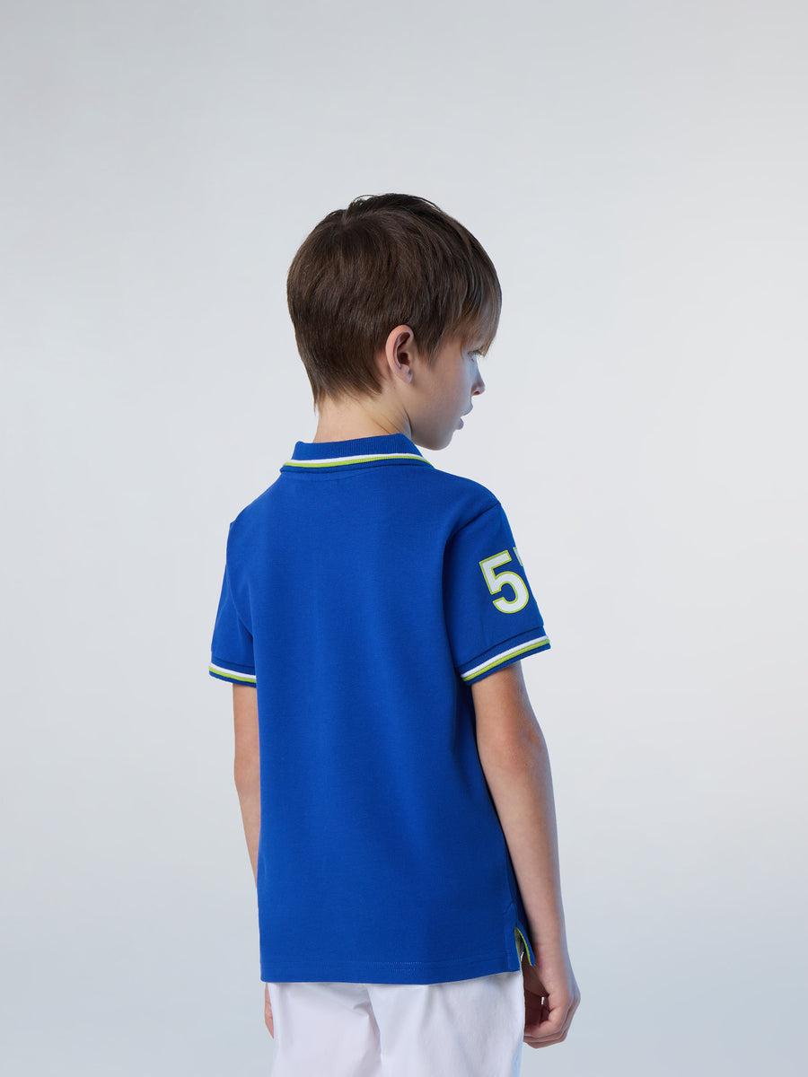POLO SHORT SLEEVE W/NUMBER APPLICATION ON SLEEVE 