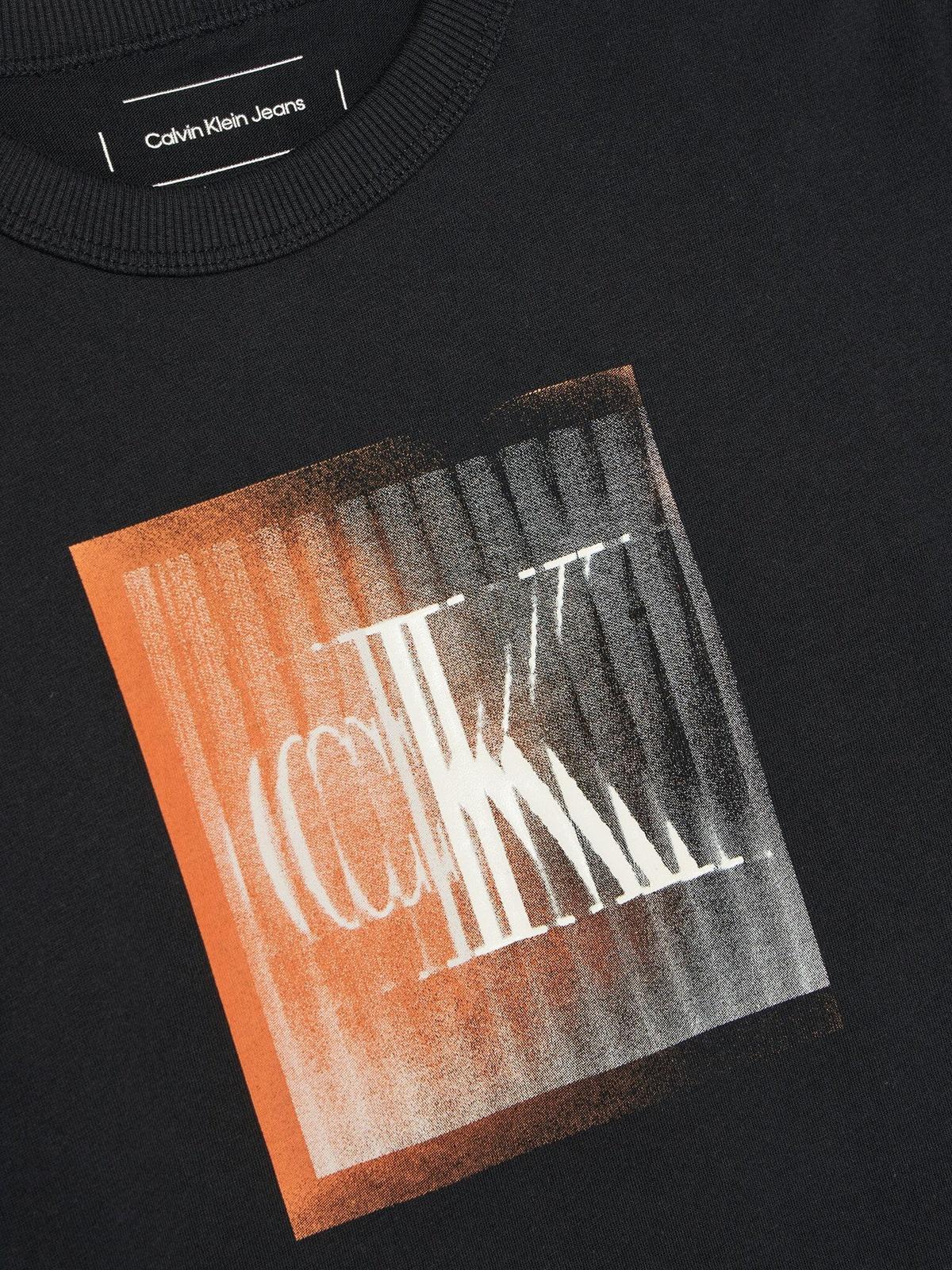 LARGE SHIFTED CK SS T-SHIRT 