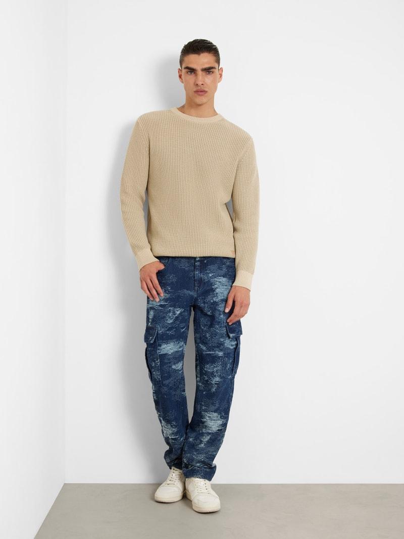 DELMAR CN LS WASHED RIBBED SWT M4YR11Z3421/G9I0 GUESS