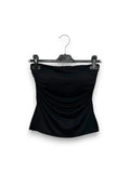 LOVEme Top a fascia con coppa e drappeggio al lato