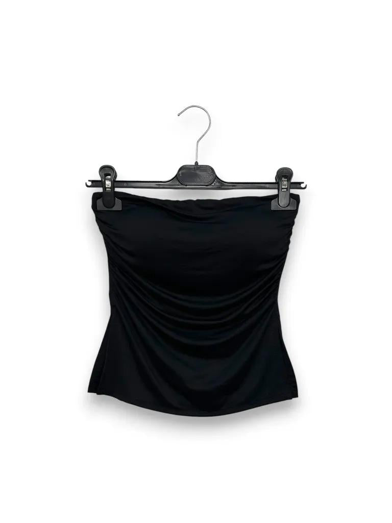 Top a fascia con coppa e drappeggio al lato 