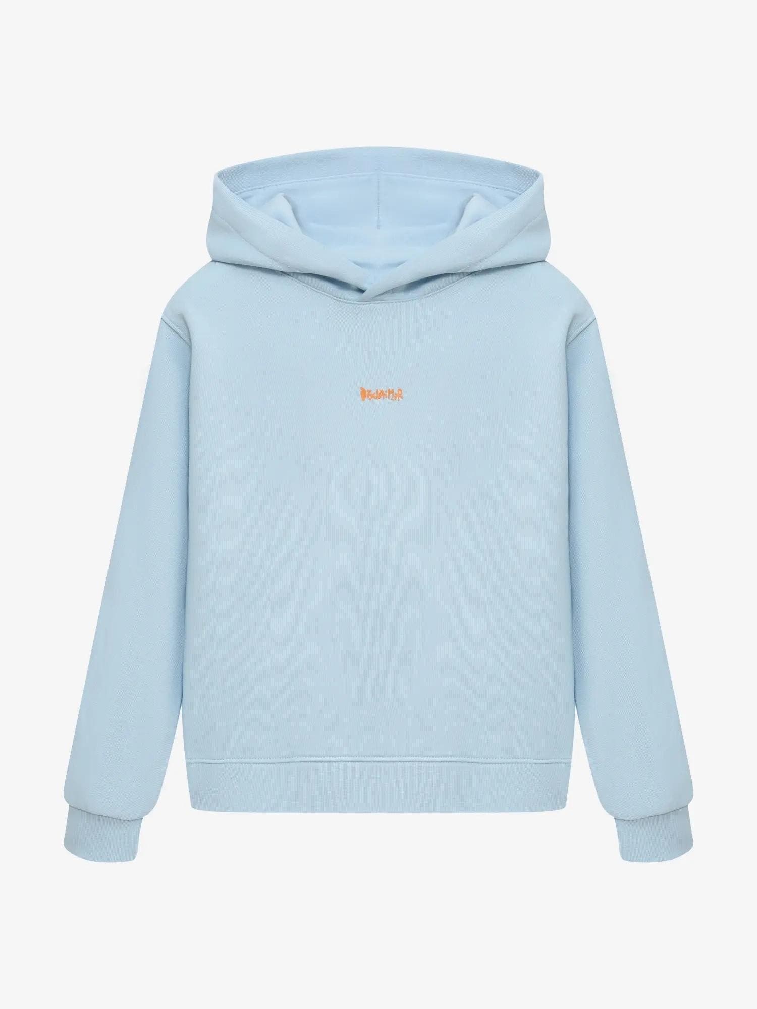 MAGLIA BIMBO IN FELPA CON CAPPUCCIO 