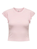 ONLBELIA S/L FRILL TOP BOX JRS 