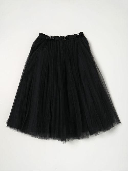 GONNA PLISSE' IN TULLE CON FIO 