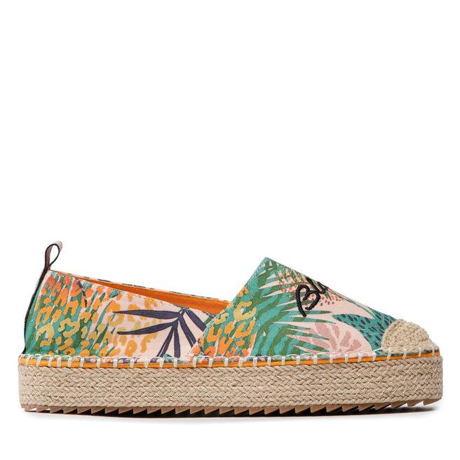 SPRING01 S2SPRING01/FAN/FLOWERS BLAUER